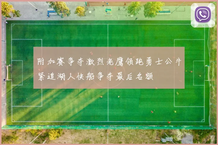 附加赛争夺激烈老鹰领跑勇士公牛紧追湖人快船争夺最后名额